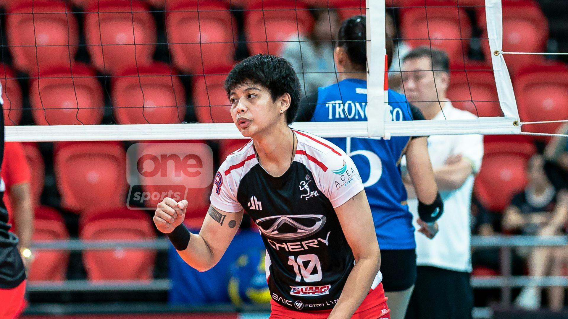 Ara Galang, Chery Tiggo begin PVL on Tour drive vs Capital1 in Montalban